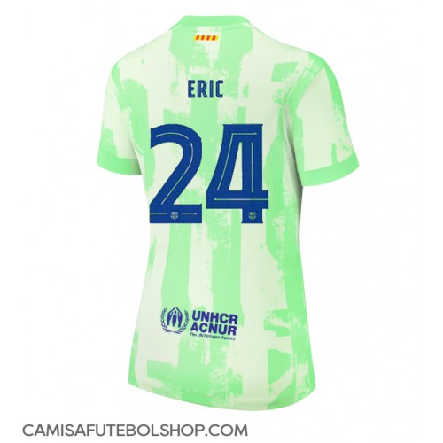 Camisa de time de futebol Barcelona Eric Garcia #24 Replicas 3º Equipamento Feminina 2024-25 Manga Curta